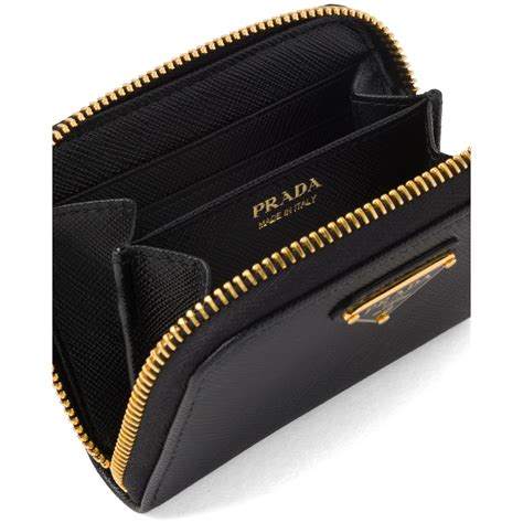 prada saffiano leather card holder review|prada card holder with chain.